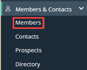 Members tab