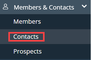 Contacts Tab